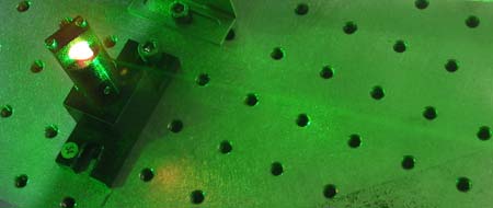Amplification crystal. Photo.